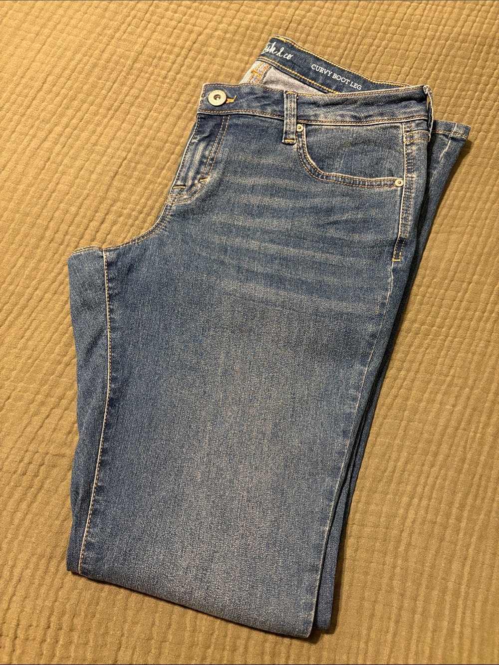 Style & Co Curvy Boot Leg Denim Jeans